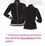 J11 Chloe Noel jacket with new Criss- Cross trim
