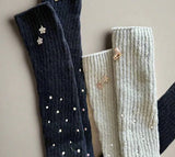 Brilliance and Melrose Skate and Pearls Leg Warmers