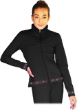 Elite skating Jacket JS735 with NEW Criss-Cross crystal trim design