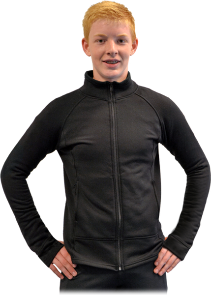 Chloe Noel Unisex Fleece Jackets w Zipper Pockets & Thumb Holes