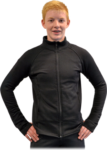 Jacket with thumb holes outlet